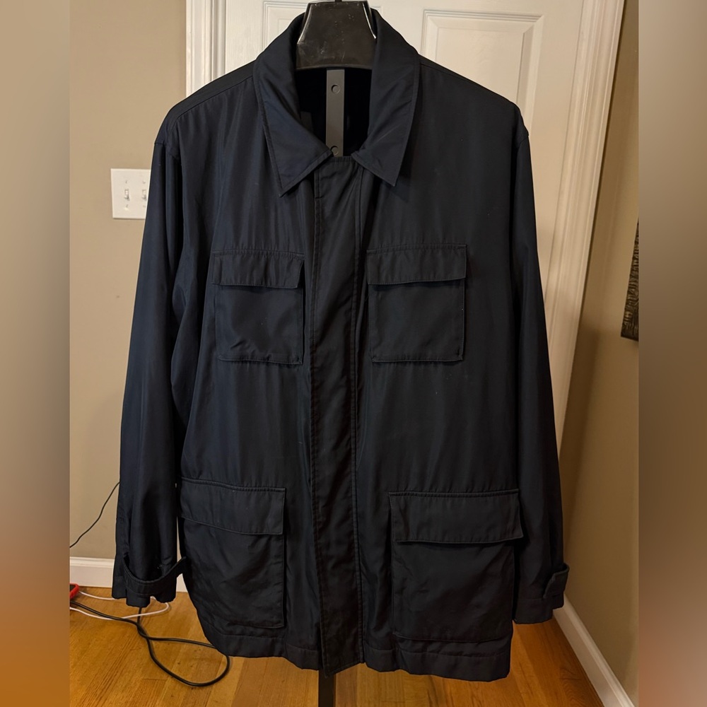 Merona Dark Black Military Field Jacket